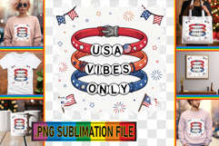 RADIANT Tote Bag Designs PNG, Patriotic Product Image 1