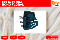 Helia Flora Boho Floral Monogram Product Image 1