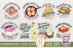 Homemade Food Club Quotes Sublimation Bundle 42 PNG Product Image 5