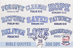 Bible Quotes Sublimation Bundle 28 PNG Jesus Patchwork Product Image 3