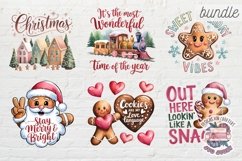Christmas Gingerbread Mans bundle 61 PNG Sublimation Cute Product Image 9