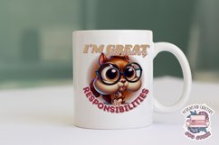 Funny Sarcasm Sublimation design PNG Quote Animal Product Image 2
