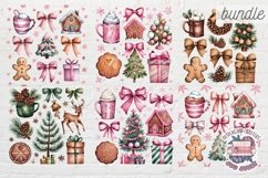 Christmas Coquette Bow Bundle Sublimation 51 PNG T-shirt Product Image 8