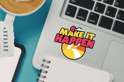 Make It Happen - SVG T-Shirt Design Product Image 16