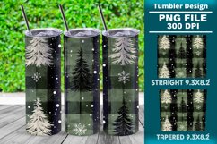 Christmas Tree Tumbler Wrap design, 20oz Tumbler wrap png Product Image 1