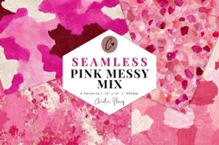 Seamless Pink Girly Digital Paper Product Image 1