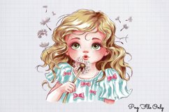 Blowing Dandelions Clipart PNG Product Image 1