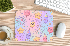 Happy New Year PNG Mouse Pad,Festive New Year's Eve 2026 PNG Product Image 1