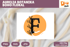 Aurelia Botanika Boho Floral Monogram Product Image 1