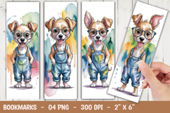 Cute Puppy Art Bookmark Sublimation Product Image 1