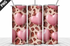 Valentines Love Skinny Tumbler PNG Wrap| Valentines Tumbler Product Image 5