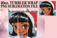 BRIGHT ESCAPES 20oz TUMBLER WRAP, Xmas Girl Product Image 1