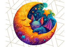 Whimsical Celestial Moon and Stars Clipart Constellation Png Product Image 4