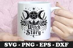 Witch Of My Own Story Celestial SVG Design Product Image 1