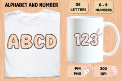 Easter Day Alphabet PNG - Letters &amp; Numbers Clipart 300 DPI Product Image 6