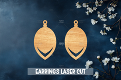 Boho Style Laser Cut Earrings SVG File Product Image 1