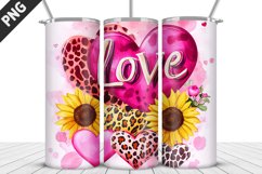 Lovely Hearts Tumbler Design | Valentine&#039;s Day Tumbler Wrap Product Image 5