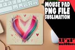 BRIGHT MOUSE MAT ARTISTIC IDEAS, Heart Product Image 1