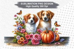 Halloween Dog - Halloween clipart Sublimation PNG Design Product Image 1