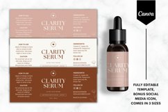 Custom Dropper Bottle Label Canva Template - Boho 2 Product Image 1