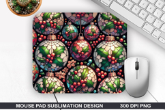 Christmas Mouse Pad Sublimation, Christmas Mouse Pad PNG Product Image 1