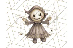 Possessed Toys Clipart PNG Haunted Doll Characters Product Image 4
