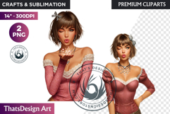 Romantic Couple Fantasy Bride Graphics valentines day png Product Image 1