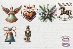 Christmas Rustic bundle 30 PNG Sublimation Vintage Product Image 5