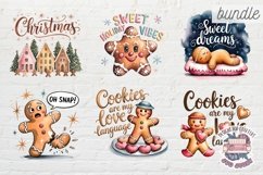 Christmas Gingerbread Mans bundle 61 PNG Sublimation Cute Product Image 8