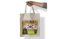 Front-Facing Students Taegeukgi Display Proud PNG Korean Product Image 7