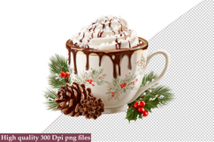Christmas Coffee Sublimation, Christmas Coffee Clipart Product Image 1