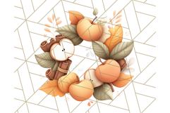 Woodland Apple Orchard Festival PNG Fall Clipart Product Image 4