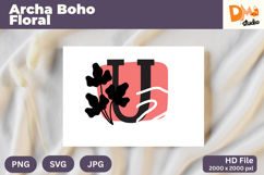 Archa Boho Floral Monogram Product Image 1
