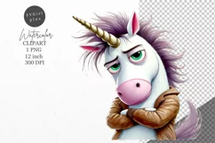 Fantasy clipart, Unicorn clipart, Nursery clipart Product Image 1