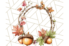 Fall Fairy House Clipart PNG, Autumn Homes and Decor Product Image 4