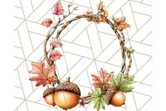 Fall Fairy House Clipart PNG, Autumn Homes and Decor Product Image 4