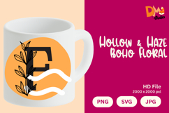 Hollow &amp; Haze Boho Floral Monogram Product Image 1