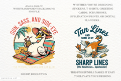 Summer Silly Goose Clipart Product Image 2