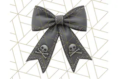 Halloween Bow Clipart, Bright Holiday Ribbon PNG Product Image 4