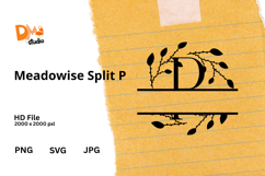Meadowise Split Monogram Product Image 1