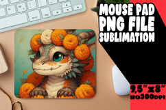 CHEERFUL MOUSE PAD SUBLIMATION INSPIRATION, Dragon Product Image 1