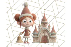 Santa Claus Clipart, North Pole Holiday PNG Graphics Product Image 4