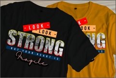 Strong motivational quotes t shirt design Product Image 1