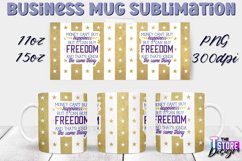Business Mug Quotes Sublimation | 11 Oz 15 Oz Mug Design v.1 Product Image 1