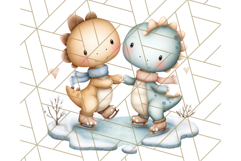 Christmas Dinosaur Party Png, Dino Clipart PNG Product Image 4