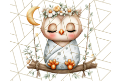Woodland Nursery Baby Animals Clipart, Cute Animals Png Product Image 4