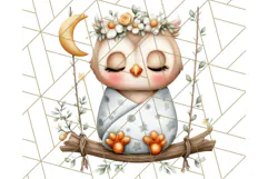 Woodland Nursery Baby Animals Clipart, Cute Animals Png Product Image 4