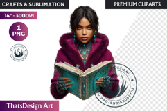 Fantasy Boreal Winter Girls Warrior &amp; Ice Queen Clipart Product Image 1