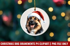Breeds Of Christmas Dog Ornaments Clipart Bundle PNG Product Image 17
