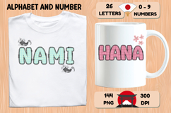 Japanese Alphabet &amp; Numbers Clipart PNG 300 DPI Product Image 6